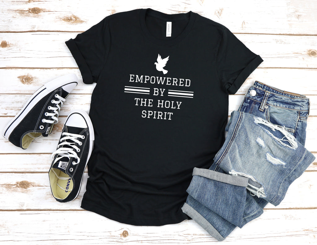 Empowered By The Holy Spirit Premium Christian T-Shirt