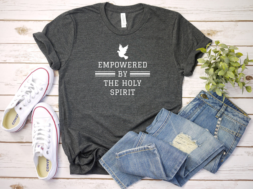 Empowered By The Holy Spirit Premium Christian T-Shirt