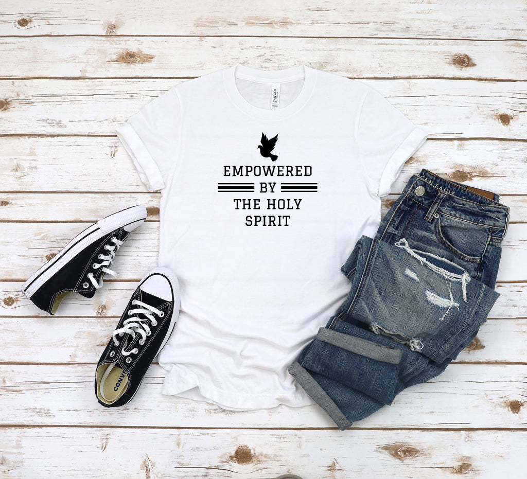 Empowered By The Holy Spirit Premium Christian T-Shirt