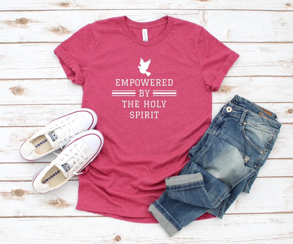 Empowered By The Holy Spirit Premium Christian T-Shirt